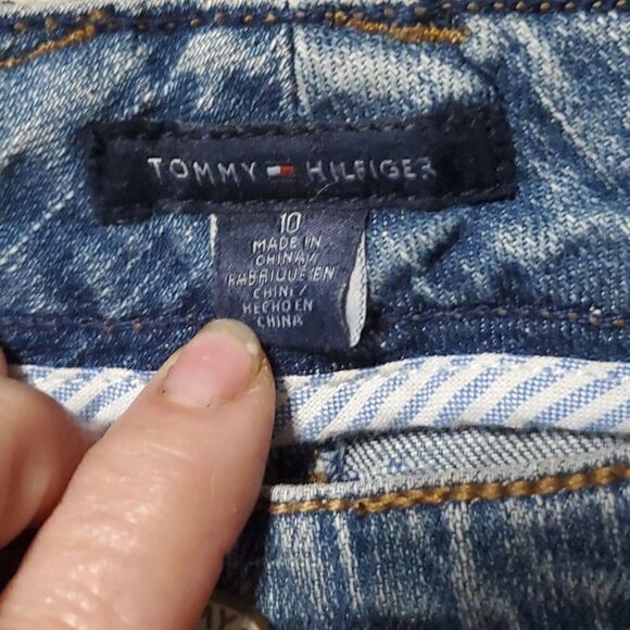 Tommy Hilfiger Womens Blue Bootcut Jeans Size 10 and sport tee shirt - Picture 6 of 12